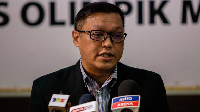 Setiausaha Agung Kongres Tenpin Boling Malaysia (MTBC), Maradona Chok. - fotoBERNAMA