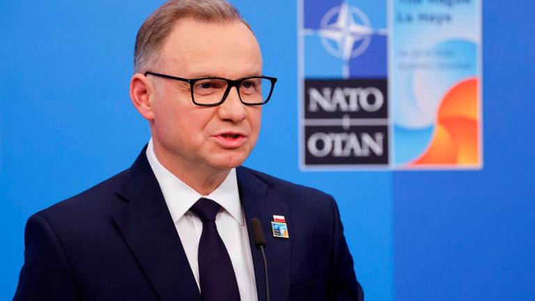 Polish outgoing President Andrzej Dud. - LUDOVIC MARIN/Pool via REUTERS