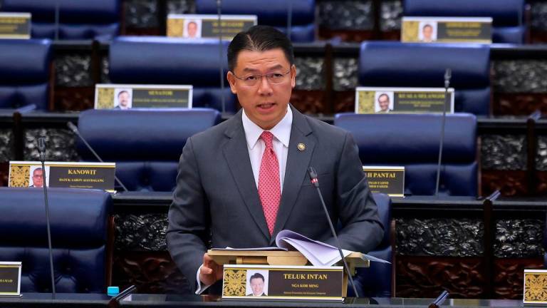 Menteri Perumahan dan Kerajaan Tempatan Nga Kor Ming - FotoBernama
