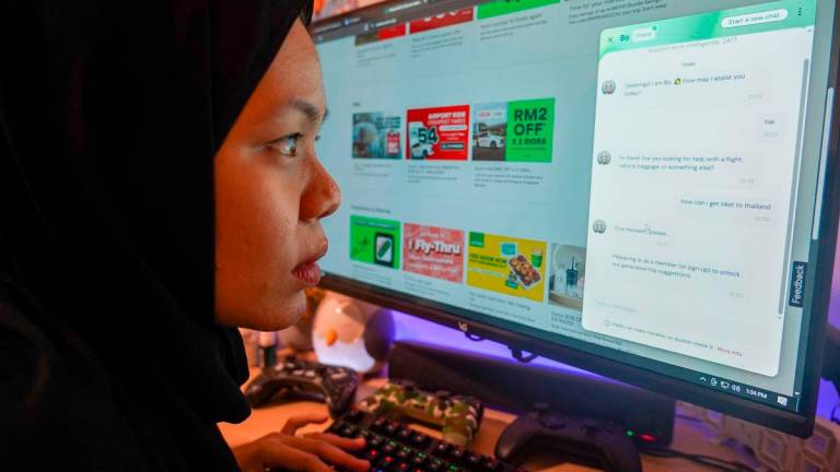 Fakhitah advised the public to avoid oversharing personal details and to use chatbot services that are transparent about data practices and provide options to opt out of data collection. – AMIRUL SYAFIQ THESUN