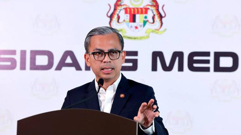 Communications Minister Fahmi Fadzil. - BERNAMApix