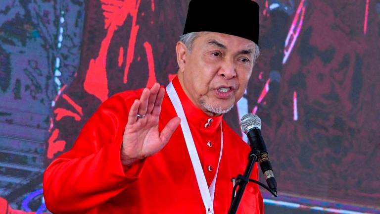 UMNO president Datuk Seri Dr Ahmad Zahid Hamidi - Bernamapix