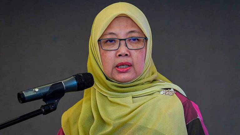Menteri di Jabatan Perdana Menteri (Wilayah Persekutuan) Datuk Seri Dr Zaliha Mustafa. - fotoBERNAMA