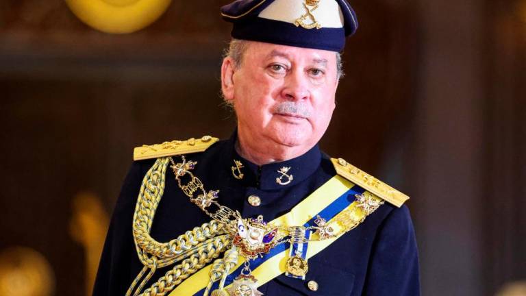 His Majesty Sultan Ibrahim, King of Malaysia. - AFPpix