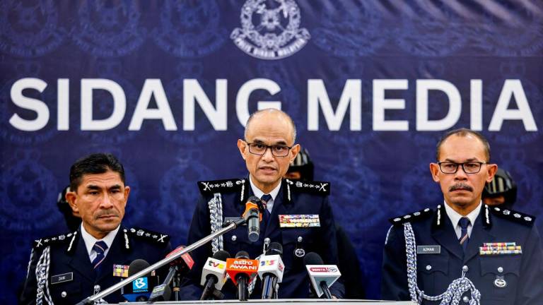 Ketua Polis Selangor, Datuk Shazeli Kahar, pada sidang media- BERNAMA