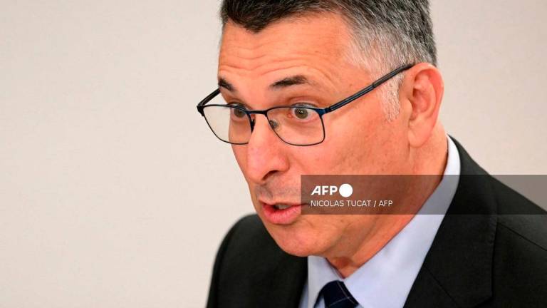Israel’s Foreign Minister Gideon Saar. - NICOLAS TUCAT / AFP