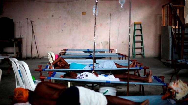Gambar Hiasan sahaja: Pusat Rawatan Kolera di Haiti - REUTERS