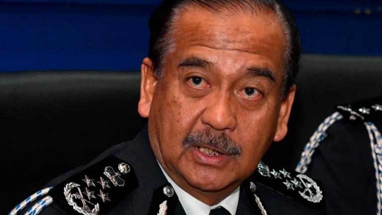 Inspector-General of Police Tan Sri Razarudin Husain - Bernamapix