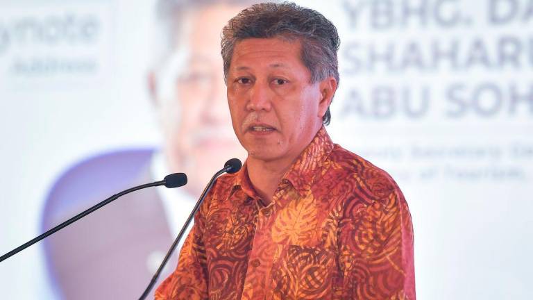 Datuk Shaharuddin Abu Sohot, Secretary-General of the Ministry of Tourism, Arts and Culture (MOTAC) - Bernamapix