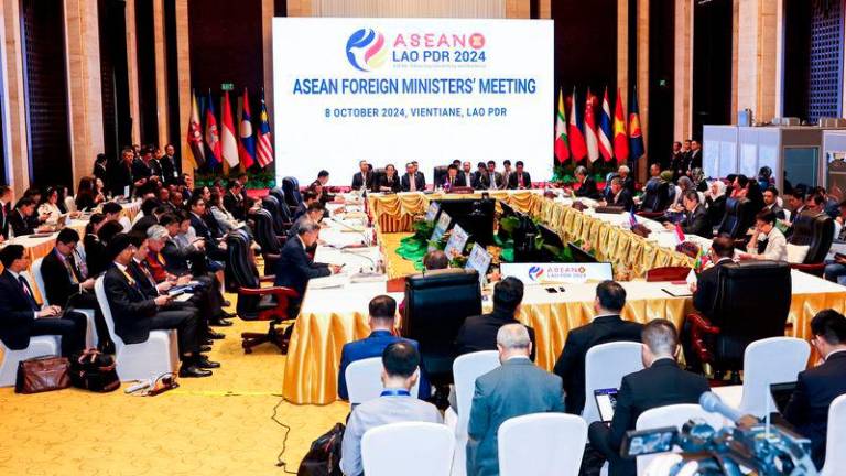 Foreign Minister Datuk Seri Mohamad Hasan is attending the ASEAN Foreign Ministers’ Meeting (AMM) today, ahead of the 44th and 45th ASEAN Summits and Related Summits scheduled for Oct 9 at the National Convention Centre (NCC). BERNAMAPIX