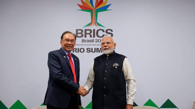 Perdana Menteri Datuk Seri Anwar Ibrahim dan rakan sejawatannya dari India, Narendra Modi mengadakan pertemuan di Rio de Janeiro -BERNAMA