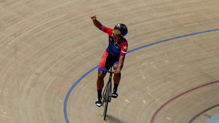 National track cyclist Muhammad Ridwan - BERNAMAPIX