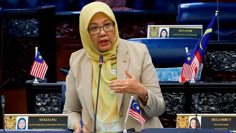 Menteri di Jabatan Perdana Menteri (Wilayah Persekutuan) Datuk Seri Dr Zaliha Mustafa. FotoBernama