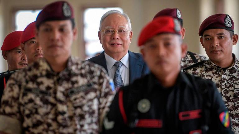Former Prime Minister Datuk Seri Najib Razak. - BERNAMApix