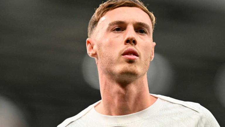Chelsea’s English midfielder #10 Cole Palmer. - Oli SCARFF / AFP
