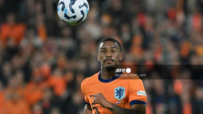 Netherlands’ defender Jorrel Hato eyes. - NICOLAS TUCAT / AFP