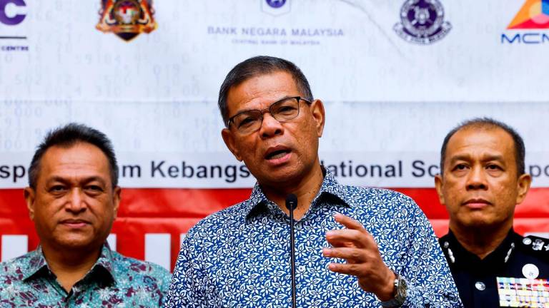 Menteri Dalam Negeri Datuk Seri Saifuddin Nasution Ismail. - fotoBERNAMA