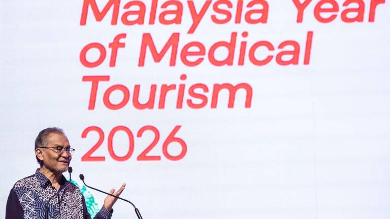 Menteri Kesihatan Datuk Seri Dr Dzulkefly Ahmad berucap pada Majlis Pelancaran Malaysia Year of Medical Tourism 2026 di Pusat Pameran dan Dagangan Antarabangsa Malaysia (MITEC),semalam