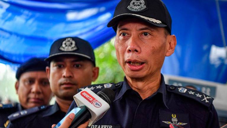 Ketua Polis Negeri Sembilan Datuk Ahmad Dzaffir Mohd Yussof. - fotoBERNAMA