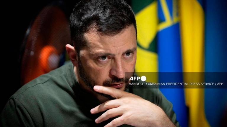 Ukraine’s President Volodymyr Zelensky - UKRAINIAN PRESIDENTIAL PRESS SERVICE / AFP