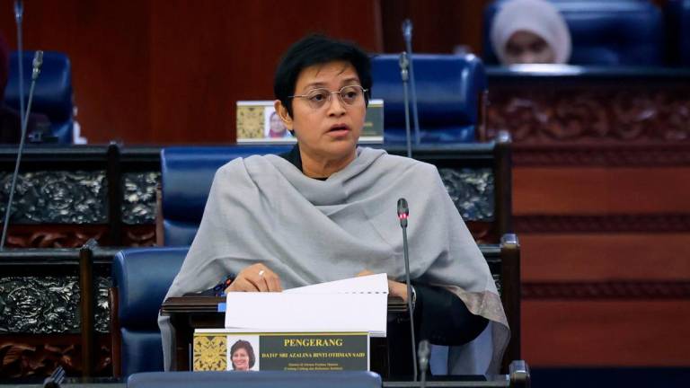 Minister in the Prime Minister’s Department (Law and Institutional Reform) Datuk Seri Azalina Othman Said - BERNAMAPIX