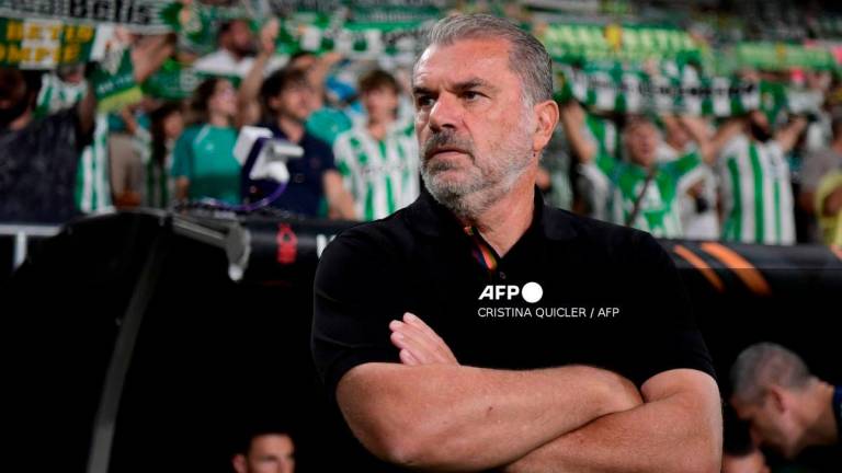 Nottingham Forest’s Australian coach Ange Postecoglou. AFP