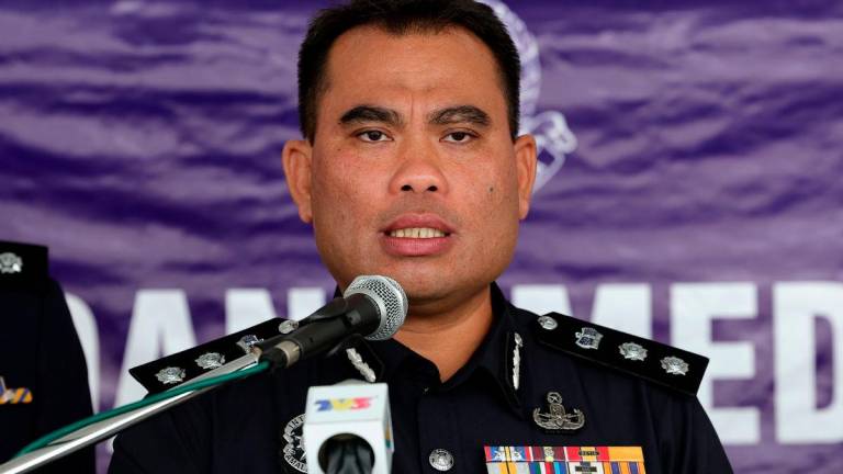 Ketua Polis Daerah Kluang ACP Bahrin Mohd Noh. FotoBernama