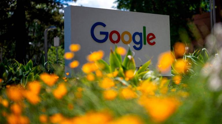 A Google logo is seen at a company research facility in Mountain View, California. Reuterspix