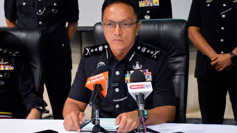 Melaka Police Chief Datuk Dzulkhairi Mukhtar. Bernamapix