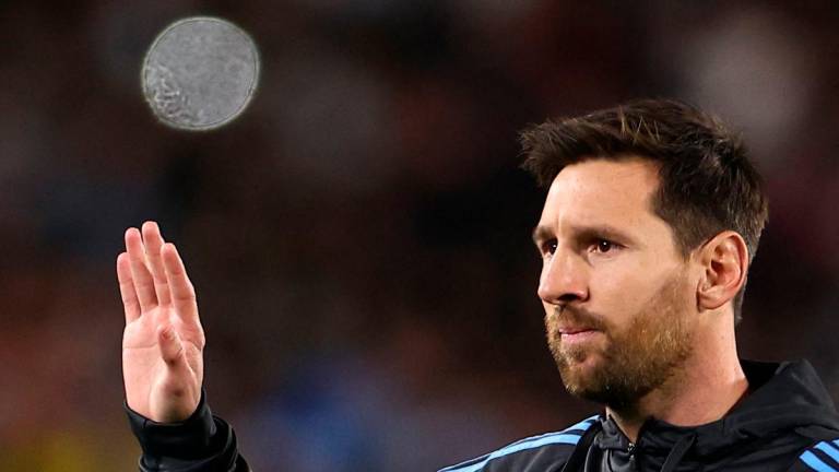 Argentina’s Lionel Messi. Reuterspix
