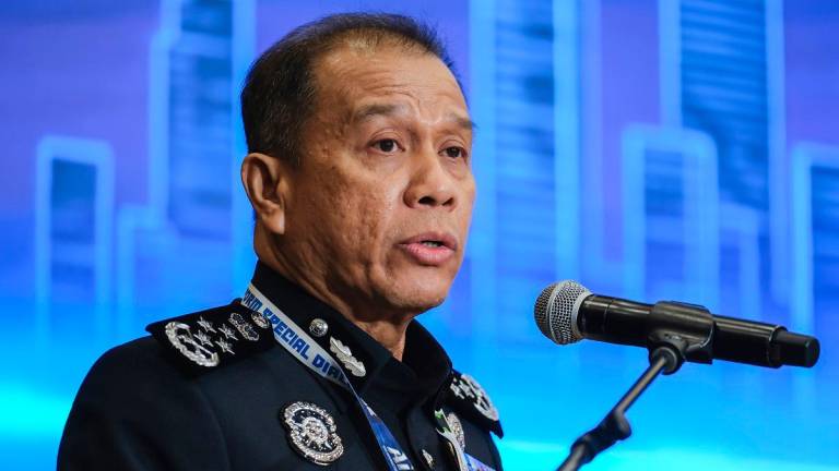 Inspector-General of Police Datuk Seri Mohd Khalid Ismail. - BERNAMApix