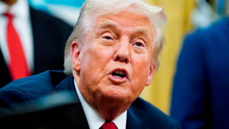 U.S. President Donald Trump speaks in the Oval Office, on the day he signs an executive order on AI and pediatric cancer research, at the White House, Washington, D.C., U.S., September 30, 2025. - REUTERSPIX