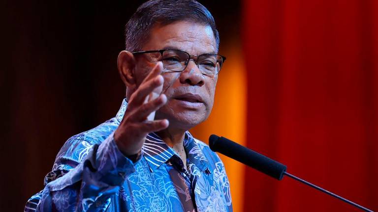 Datuk Seri Saifuddin Nasution Ismail. Bernamapix