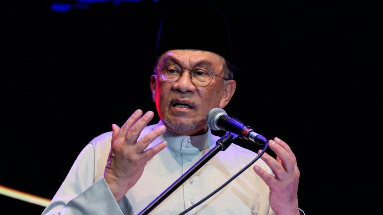 Perdana Menteri Datuk Seri Anwar Ibrahim. FotoBernama