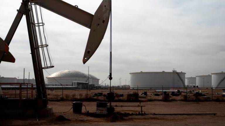FILEpix: A pump jack operates near a crude oil reserve in the Permian Basin oil field near Midland, Texas, U.S. February 18, 2025. REUTERSpix