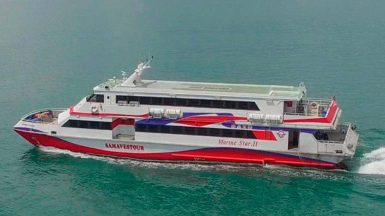 Gambar tujuan representasi sahaja: Langkawi Ferry Line portal