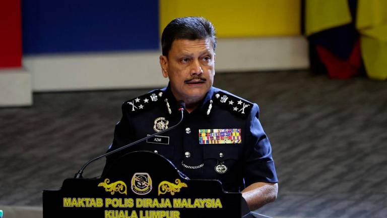 Bukit Aman Internal Security and Public Order Department (JKDNKA) director Datuk Seri Azmi Abu Kassim - BERNAMAPIX