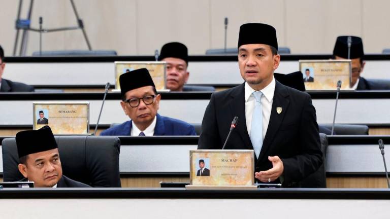 Johor Menteri Besar Datuk Onn Hafiz Ghazi. Bernamapix