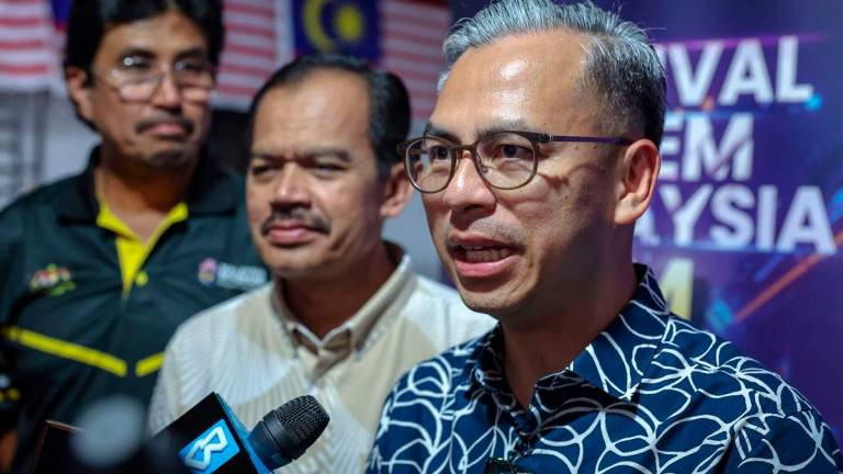Communications Minister Datuk Fahmi Fadzil. Bernamapix