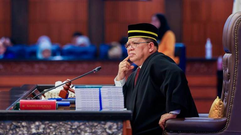 Speaker of Dewan Rakyat, Tan Sri Johari Abdul. - BERNAMApix