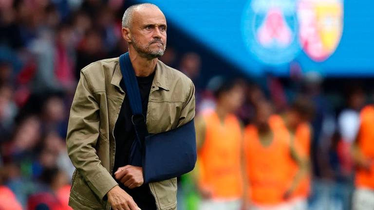 Paris Saint-Germain’s Spanish headcoach Luis Enrique. AFPPix