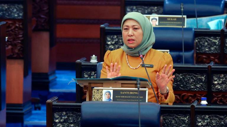 Women, Family, and Community Development Minister Datuk Seri Nancy Shukri - BERNAMAPIX