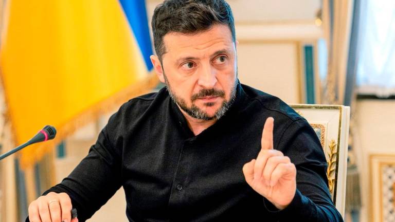Ukraine's President Volodymyr Zelensky. - Tetiana DZHAFAROVA / AFP