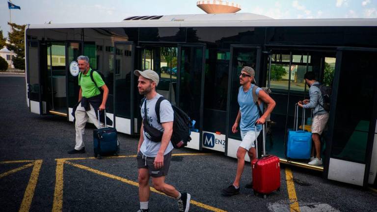 Repatriated citizens from Israel arrive at Figo Maduro airport in Lisbon on June 19, 2025. AFPPIX