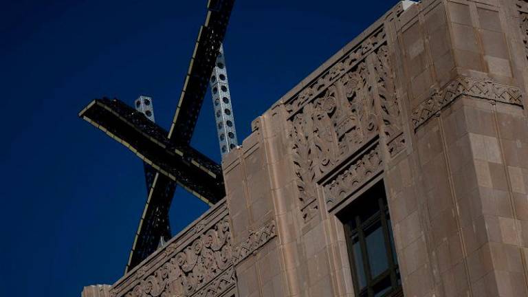 ‘X’ logo is seen on the top of the headquarters of the messaging platform X, formerly known as Twitter, in downtown San Francisco, California, U.S., July 30, 2023. - REUTERS/Carlos Barria/File Photo