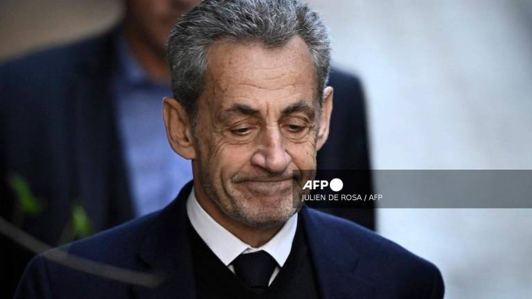 France’s former president Nicolas Sarkozy. - AFPpix