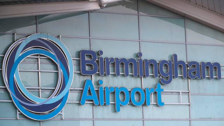 Logo Birmingham Airport -REUTERS/Carl Recibe/File Photo
