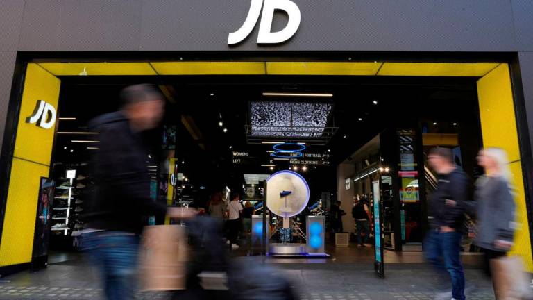 A branch of JD Sports is seen on a high street in London, Britain April 4, 2025. REUTERSpix