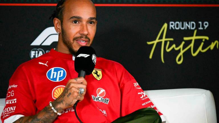 Lewis Hamilton. AFPPix