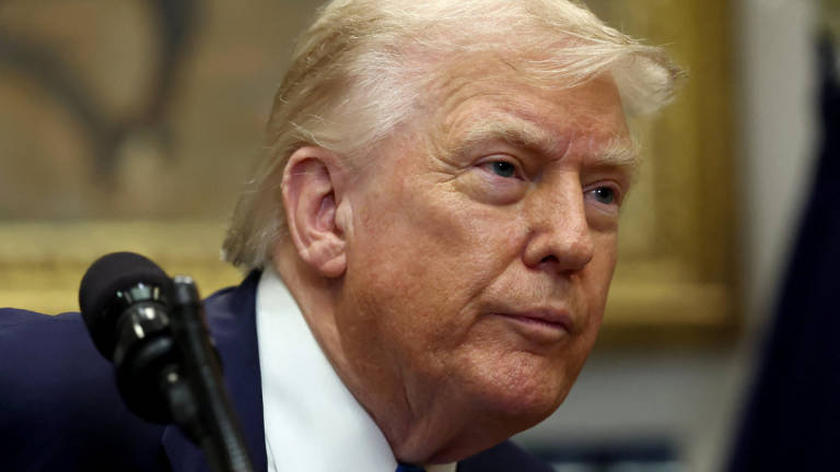 U.S. President Donald Trump speaks after signing the VA Home Loan Program Reform Act at the White House in Washington, D.C., U.S., July 30, 2025. - REUTERS